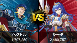 【FEH】響心投票大戦 初動1位はシーダ！！ 珍しく全体的にあまり差がない接戦状態だのサムネイル画像