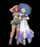 【FEH】ユニット評価 常夏模様の二人 ハピ（水着比翼ハピ＆コンスタンツェ）のサムネイル画像