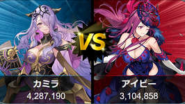 【FEH】おねえさん投票大戦 初動1位は伝承カミラ！！のサムネイル画像