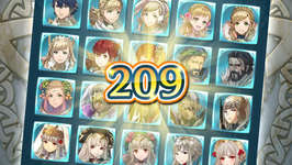 【FEH】1人残らず全キャラコンプしているエクラの総数は209人！！のサムネイル画像
